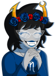  2025 aranea_serket blush crying dancestors flower_crown flowers frigiddoctoratus fullres image_manipulation jaggy_lines native_source solo starter_outfit sufferer_necklace transparent 