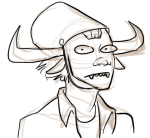  broken_source bucket headshot highlight_color myluckyseven sketch solo tavros_nitram this_is_stupid wip 