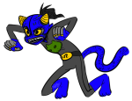 alternate_hair fashion harshwhimsy mexistuck nepeta_leijon solo source_needed sourcing_attempted 