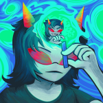 2025 aspect_powers chalk fullres headshot mind_aspect multiple_personas solo spamtronics starter_outfit terezi_pyrope 