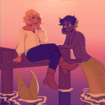 2021 au eznii fullres grubscars kanaya_maryam merfolk nudity ocean piratestuck redrom rose_lalonde rosemary shipping