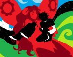  2025 2spooky aradia_megido clouds fullres gears godtier hamsterdads jaggy_lines maid redrom shipping silhouette sollux_captor stars time_aspect 