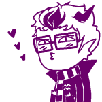  animated bana blush eridan_ampora heart monochrome reaction solo source_needed sourcing_attempted 