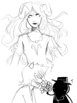  ! aradia_megido cd clubs_deuce dead_aradia flowers grayscale redrom shipping sketch source_needed sourcing_attempted terezi_pyrope 