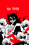  clothingswap coolkids dave_strider glassesswap ishades limited_palette pixel red_baseball_tee red_plush_puppet_tux redrom shipping starter_outfit terezi_pyrope timeclones xamag 
