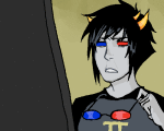  animated ask broken_source computer epilepsy_warning meatspin_faces reaction sollux_captor solo 
