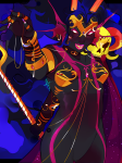  2019 ancestors body_modification fullres her_imperious_condescension imperial_trident silhouette skulls solo starter_outfit yosaun 