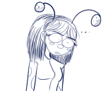 2022 doodlebean fullres monochrome sketch solo the-fancy-cookie whistles