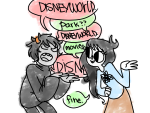  2013 alyykeavvylo fullres jade_harley karkat_vantas kats_and_dogs redrom shipping starter_outfit text word_balloon 