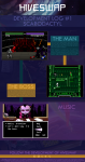  2017 ancestors artist_collaboration crossover doc_scratch felt fire_extinguisher flashlight fullres grand_highblood grubs hadronus his_honorable_tyranny hiveswap joey_claire matchsticks mega_man parody pastiche pixel scarodactyl silhouette starter_outfit strife text 