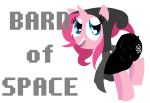  bard crossover frostedwarlock godtier my_little_pony non_canon_design pinkie_pie pixel ponies solo space_aspect 