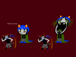  2025 alexabraixen broken_bow cat_hat crying dead equius_zahhak fullres image_manipulation impalement meme nepeta_leijon no_glasses sprite_mode starter_outfit sweat text 