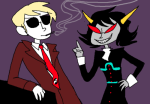  au cities_in_dust dave_strider shelby smoking suit terezi_pyrope 