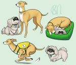  2025 animals animalstuck bellnallart doze felt fullres itchy sleeping 