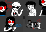  ... 2024 comic dave_strider fanfic_art fullres jack_(karkat_goes_to_a_convention) jaggy_lines karkat_goes_to_a_convention karkat_vantas robbiedrawsstuff sitting stacey_(karkat_goes_to_a_convention) starter_outfit text 
