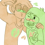  2016 alyykeavvylo arm_around_shoulder blush dave_strider fullres highlight_color jade_harley lineart monochrome phone red_baseball_tee redrom selfie shipping spacetime starter_outfit wonk 