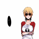  animated arms_crossed ask dave_strider kidkyan red_baseball_tee rule63 solo word_balloon 
