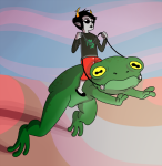  frogs glasses_added kanaya_maryam solo source_needed sourcing_attempted this_is_stupid wut 