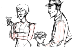 alcohol cocktail_glass dad flowers grayscale mom redrom rum_cake shipping sketch wimey 