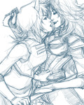  2011 ancestors blackrom blindfang broken_source fullres marquise_spinneret_mindfang monochrome near_kiss neophyte_redglare no_glasses shipping skepticarcher sketch starter_outfit wip 