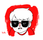  dave_strider headshot limited_palette red_baseball_tee solo spookyhouse 