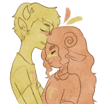  2016 2spooky alyykeavvylo animal_ears aradia_megido blush body_modification fullres highlight_color lineart monochrome profile redrom shipping sollux_captor starter_outfit 