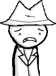  animated grayscale headshot problem_sleuth problem_sleuth_(adventure) solo source_needed sourcing_attempted talksprite 