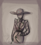 2014 bq cigarette_holder_lance fullres highlight_color monochrome retroscofflaws smoking snowman solo