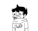 2015 ahql11 animated breath_aspect davechick davesprite godtier grayscale heir john_egbert sprite thunderbirds 