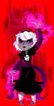 2013 black_squiddle_dress blush freckles fullres grimdark rose_lalonde solo thorns_of_oglogoth zamii070