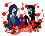  adventure_time bromance chalk crossover food reaill scalemates smuppets terezi_pyrope 