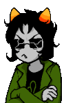  all_hail_skaia arms_crossed glasses_added glassesswap lexxy nepeta_leijon no_hat serious_discussion_thread solo talksprite 