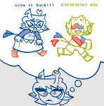  2025 aranea_serket beforan-bastards book casual dancestors fullres glasses_added highlight_color jaggy_lines lineart mituna_captor monochrome no_hat text thought_balloon troll_tail 