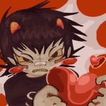  2026 freckles fullres heart jaggy_lines karkat_vantas muncchyh solo starter_outfit valentinestuck 