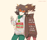  2014 adorabloodthirsty casual fashion fullres holidaystuck ikimaru karkat_vantas redrom shipping sweat terezi_pyrope text 