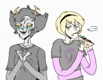  black_squiddle_dress blush food icollectsmalllamas kanaya_maryam redrom rose_lalonde rosemary shipping source_needed sourcing_attempted wut 