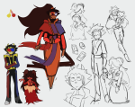 2023 2spooky aradia_megido arms_crossed art_dump chrisrin fashion fullres fusion shipping sketch sollux_captor steven_universe