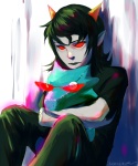  2014 fullres kovvu no_glasses scalemates sitting solo starter_outfit terezi_pyrope 