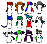 2026 alternians aradia_megido artificial_limb batman cathearst clowns crossover dc dragon_cane equius_zahhak eridan_ampora eyepatch feferi_peixes fullres fusion gamzee_makara hat jaggy_lines kanaya_maryam karkat_vantas lineart native_source nepeta_leijon no_glasses problem_sleuth_(adventure) scoundrellyfeline skulls sollux_captor tavros_nitram terezi_pyrope transparent vriska_serket