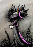  2012 black_squiddle_dress crossover cueball fullres grimdark katamari penwinter rose_lalonde solo 
