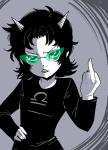  bloodswap highlight_color nyeh personalityswap solo terezi_pyrope the_finger 
