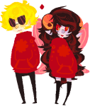  animated aradia_megido aspect_hoodie dave_strider diamond double_time godtier kiriloid maid palerom pixel shipping time_aspect wings_only 
