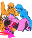 2012 black_squiddle_dress blood crying davesprite doribuki fullres grimdark hug jaspersprite lying nannasprite rose_lalonde sprite
