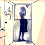 2026 barefoot bathing dirk_strider fullres myriadserased no_shirt nudity silhouette solo