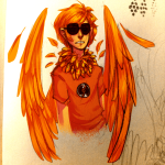 2014 davesprite fullres magdaneela monochrome pencil red_record_tee solo sprite