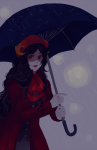  aradia_megido blackoutballad fashion formal rain solo umbrella 