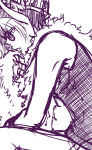  2011 bloodswap eridan_ampora fashion fullres monochrome pride profile sketch solo theme_coloring 