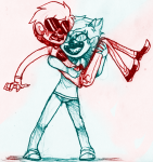  8-xenon-8 carrying coolkids dave_strider limited_palette red_baseball_tee redrom shipping terezi_pyrope 