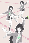  2016 art_dump cluster-n dancing flashlight fullres hiveswap joey_claire solo starter_outfit 
