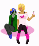  adriennesflybooty alcohol blush cocktail_glass going_rogue nepeta_leijon roxy_lalonde shipping 